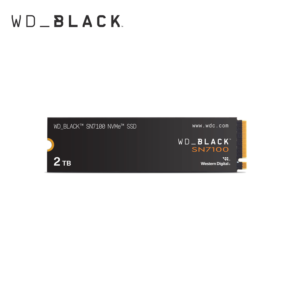 WD 黑標 SN7100 2TB M.2 PCIe 4.0 NVMe SSD 固態硬碟