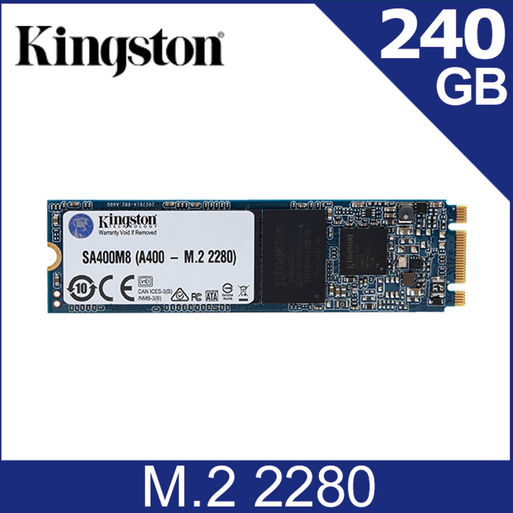 金士頓 Kingston A400 240GB M.2 SATA SSD固態硬碟