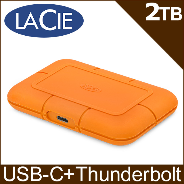 LACIE Rugged SSD 2TB USB 3.1 Type C & Thunderbolt 2.5吋SSD行動硬碟