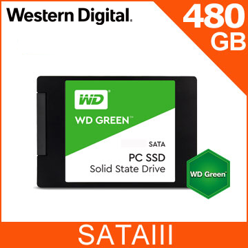 WD SSD 480GB 2.5吋固態硬碟(綠標)