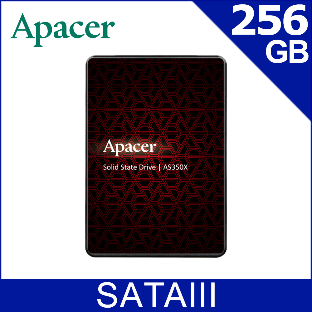 Apacer宇瞻 AS350X SATA3 2.5吋 256GB SSD 固態硬碟