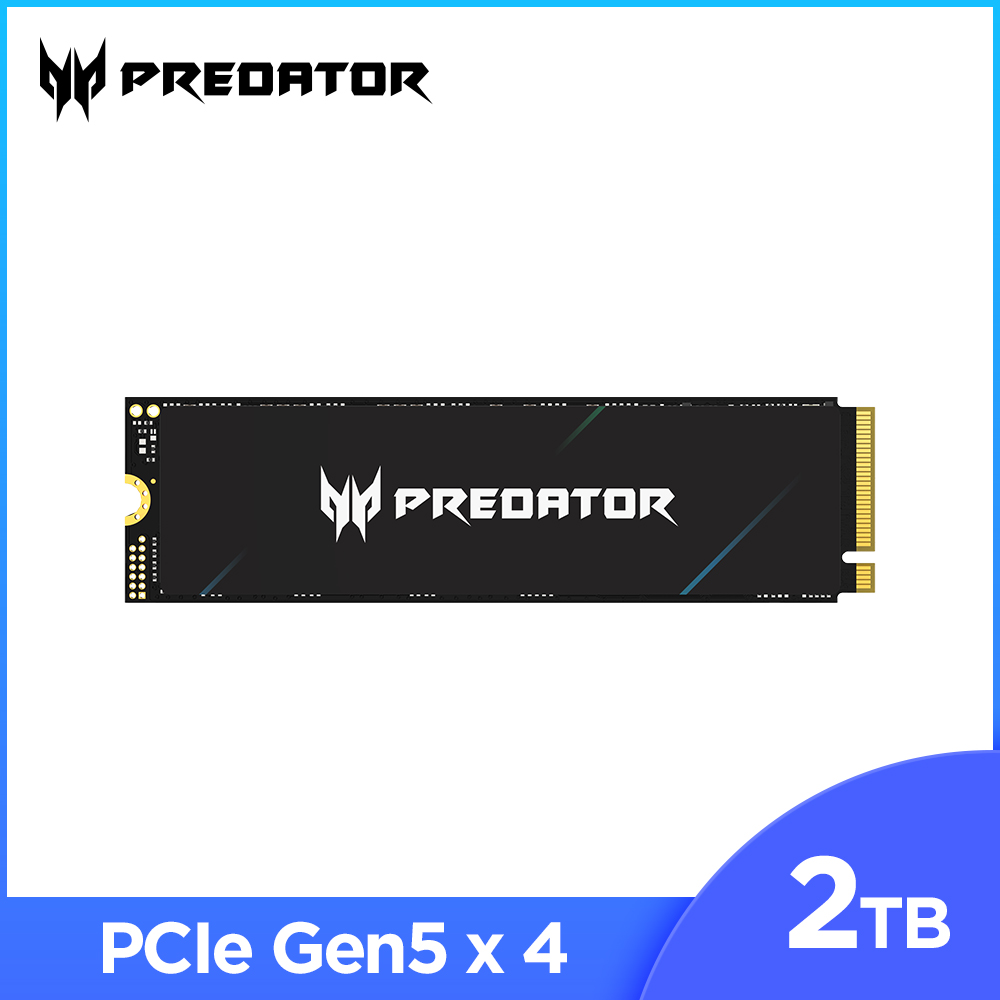 Acer Predator GM9 2TB M.2 PCIe Gen5 SSD固態硬碟