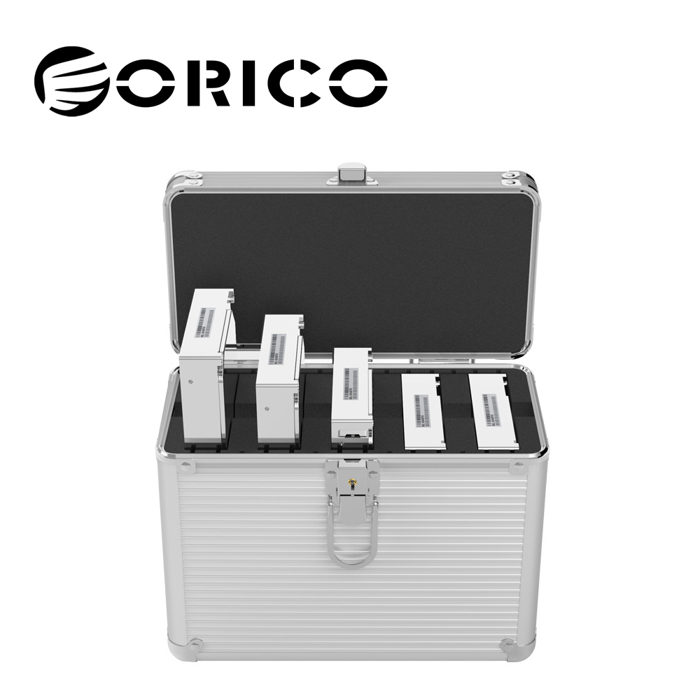ORICO 2.5/3.5吋 美式鋁合金5P硬碟保護箱(BSC35-05)