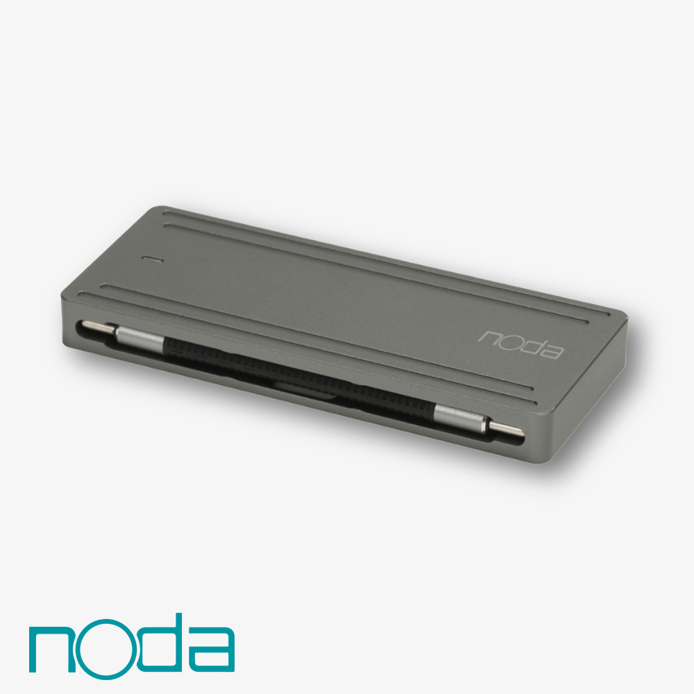 noda R9 Plus 雙協議 NVMe/SATA SSD 外接盒 藏線款