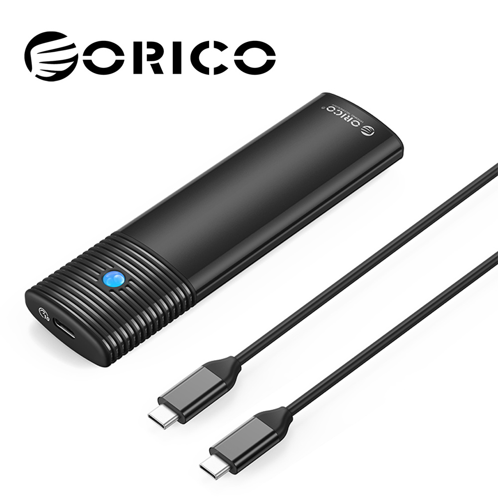 ORICO M.2 NGFF SSD USB-C to A 5Gbps 鋁合金硬碟外接盒-經典黑(PWM2-BK)