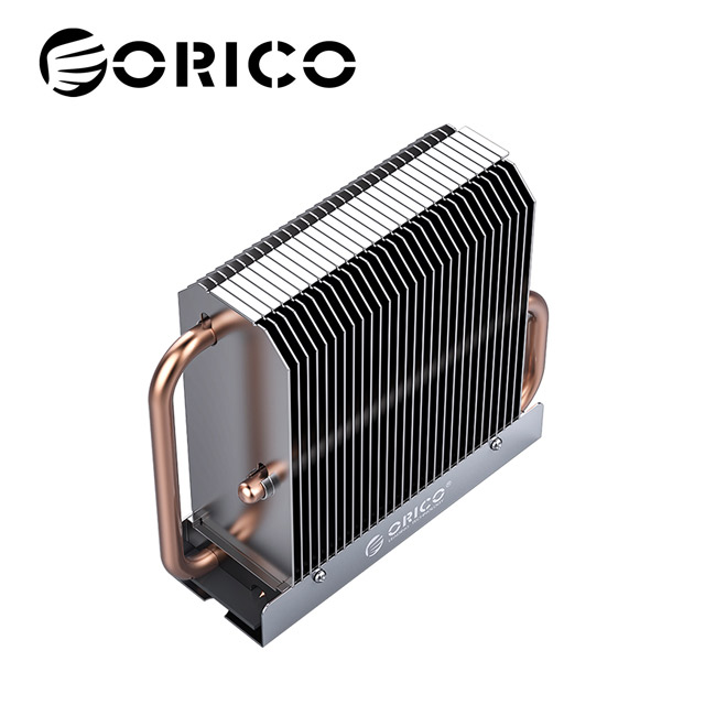 ORICO M.2 SSD 強效型鋁鰭片導流銅管散熱器 (M2HS7-SV-BP)
