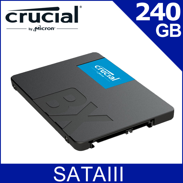 美光 Micron Crucial BX500 240GB SATAⅢ SSD固態硬碟