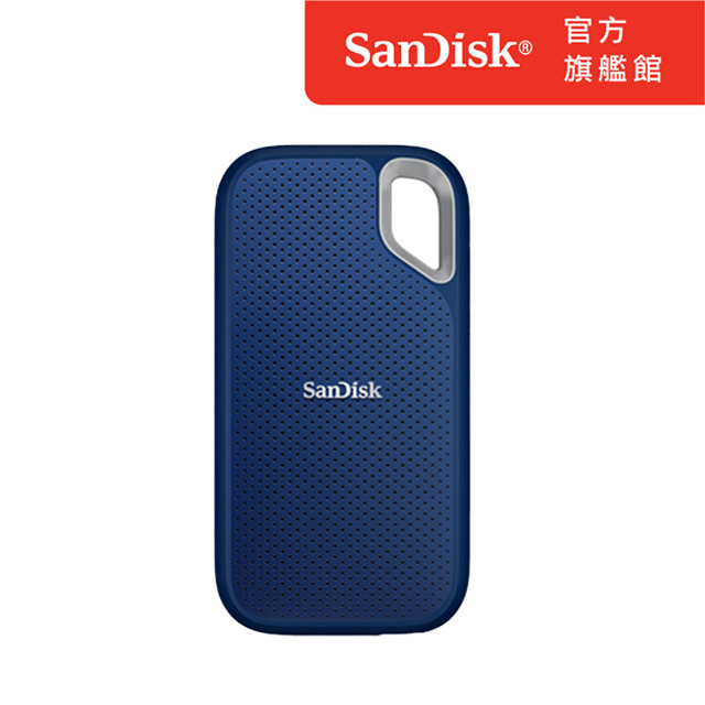 SanDisk 晟碟 E61 8TB 行動固態硬碟 (寶藍)