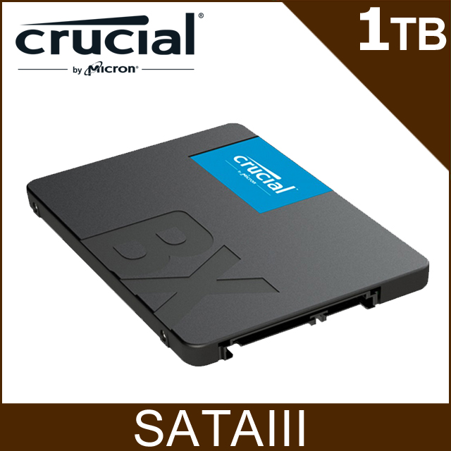 美光 crucial BX500 1TB SATA-III 2.5吋固態硬碟