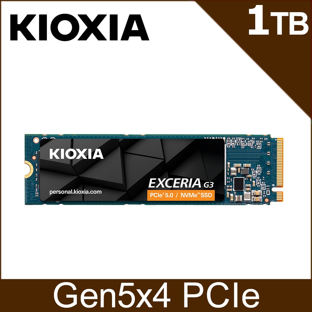 KIOXIA 鎧俠 EXCERIA G3 NVMe M.2 1TB SSD (LVC10Z001TG8)