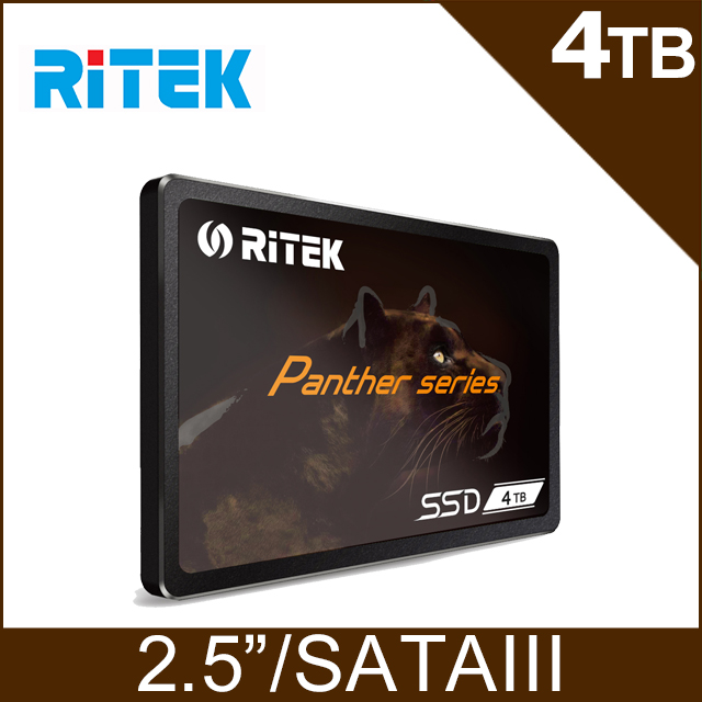 RITEK錸德 4TB SATA-III 2.5吋 SSD固態硬碟