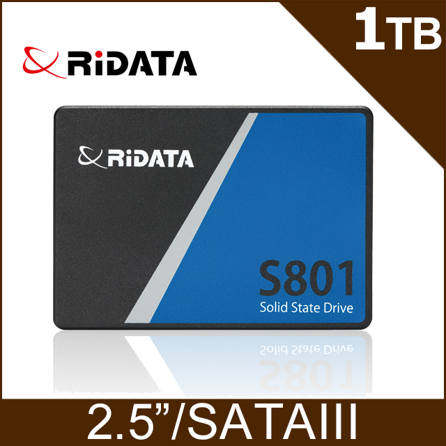 RIDATA 錸德 S801 1TB SATA III 2.5吋 SSD固態硬碟