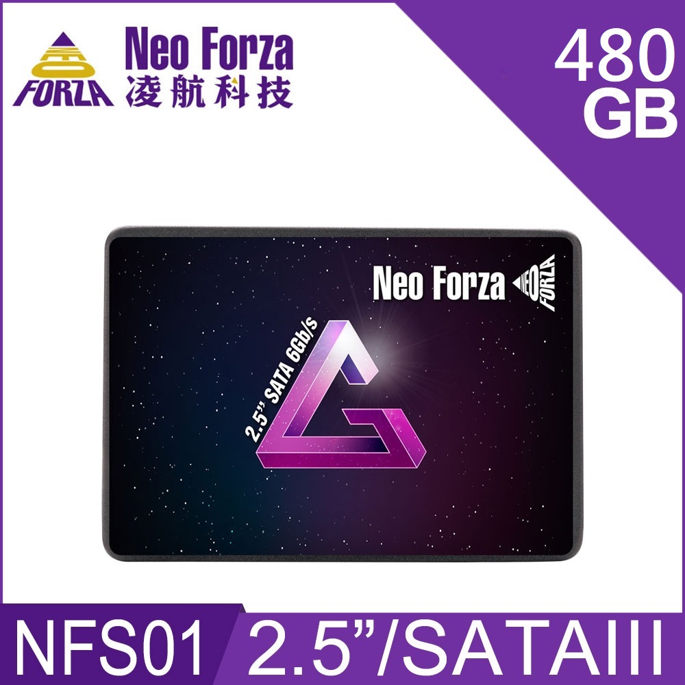 Neo Forza 凌航 NFS01 480G 2.5吋 SATAⅢ SSD 固態硬碟