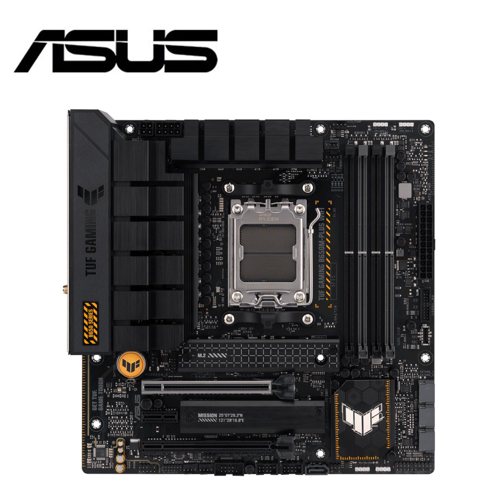 【C+M套餐】ASUS TUF GAMING B650M-PLUS WIFI主機板 + AMD R9-7900 處理器