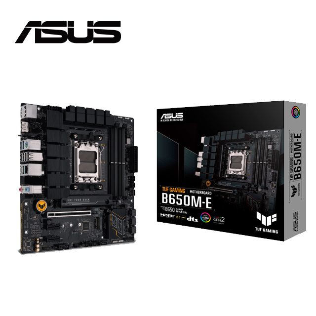 【C+M套餐】ASUS TUF GAMING B650M-E 主機板 + AMD R9-7900 處理器