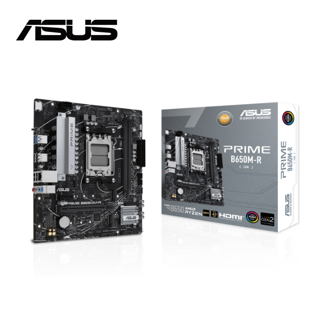 【C+M套餐】 ASUS PRIME B650M-R-CSM 主機板 + AMD R7-8700G 處理器