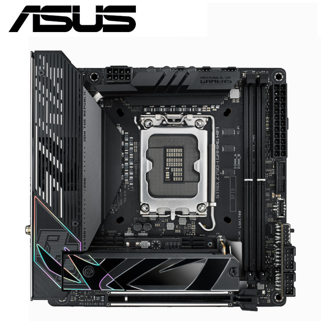 ASUS ROG STRIX Z790-I GAMING WIFI 主機板 + Intel i7-14700F 中央處理器