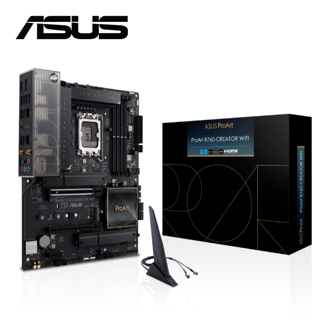 【C+M套餐】ASUS PROART B760-CREATOR WIFI 主機板 + Intel i5-14600KF 處理器
