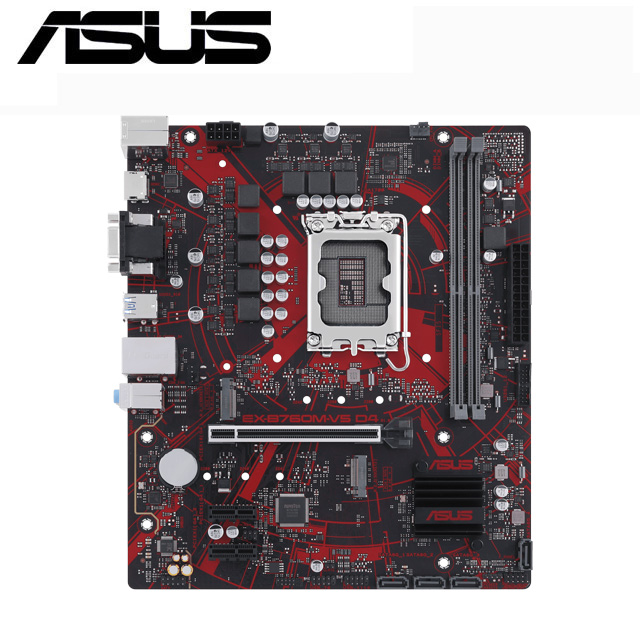 ASUS EX-B760M-V5 D4 主機板 + Intel i5-14400F 中央處理器
