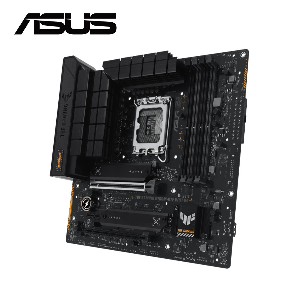 ASUS TUF-GAMING-B760M-BTF-WIFI-D4 主機板 + Intel i5-14500 中央處理器