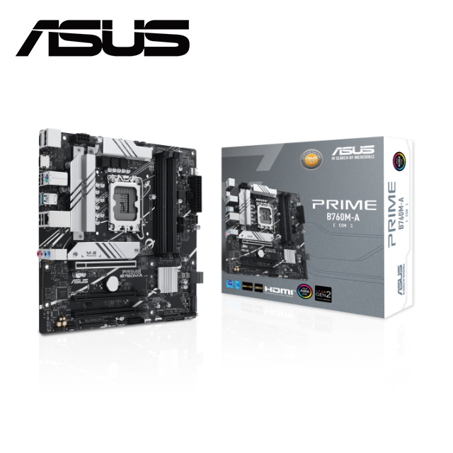 【C+M套餐】ASUS PRIME B760M-A-CSM 主機板 + Intel i9-14900KF 處理器