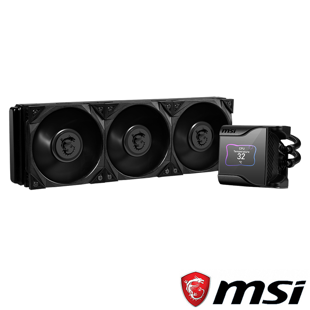 MSI MEG CORELIQUID S360 + Intel i5-14400 中央處理器
