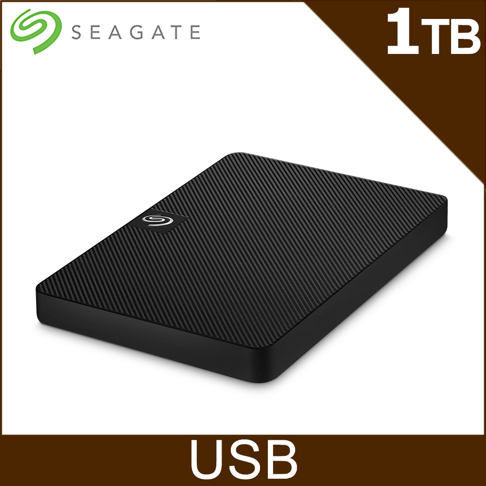 [2入組 Seagate 新黑鑽 1TB USB3.0 2.5吋行動硬碟(STKM1000400)