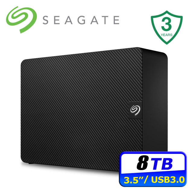 Seagate 新黑鑽 8TB 3.5吋外接硬碟(STKP8000400)