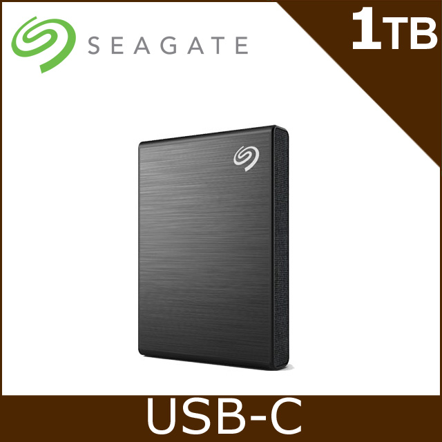 Seagate One Touch SSD 1TB 外接SSD(高速版) -極夜黑(STKG1000400) 專