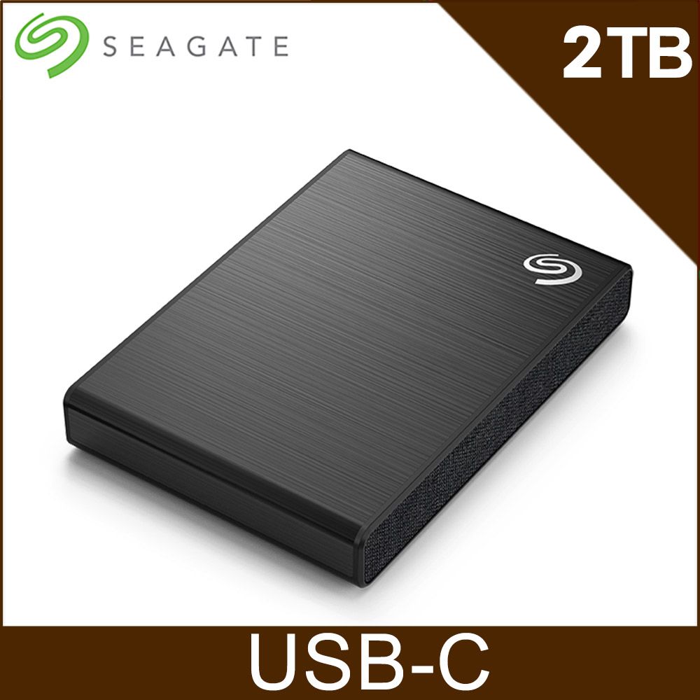 Seagate One Touch SSD 2TB 外接SSD(高速版) -極夜黑(STKG2000400) 專