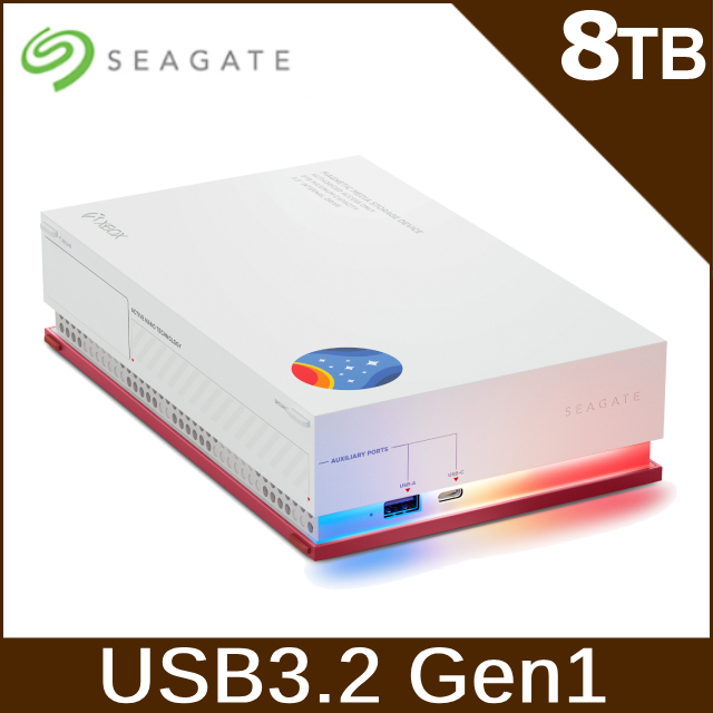 Seagate FireCuda Game Drive Hub 8TB 3.5吋行動硬碟-Starfield 星空限定版