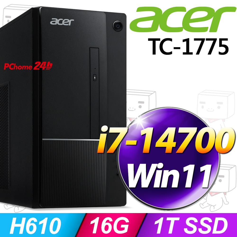 Acer TC-1775(i7-14700/16G/1TB SSD/W11)
