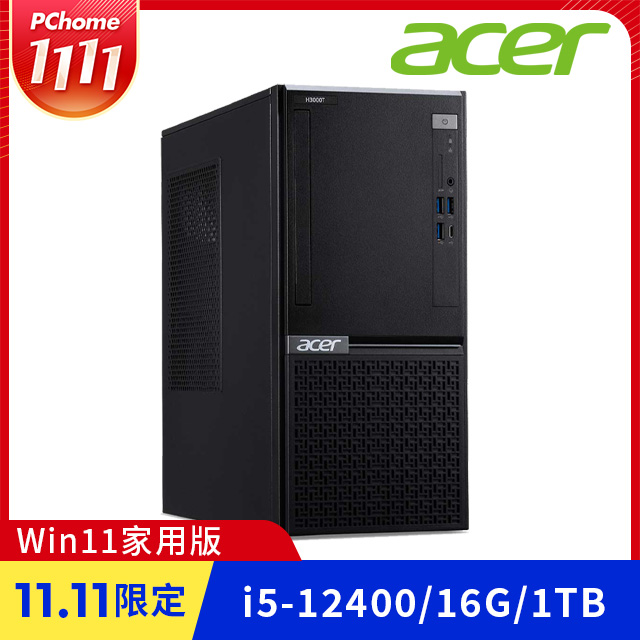 ACER 宏碁 VH3760T系列 - i5處理器 / 16G記憶體 / 1TB SSD / Win11家用版電腦(UD.Z3MTA.005)