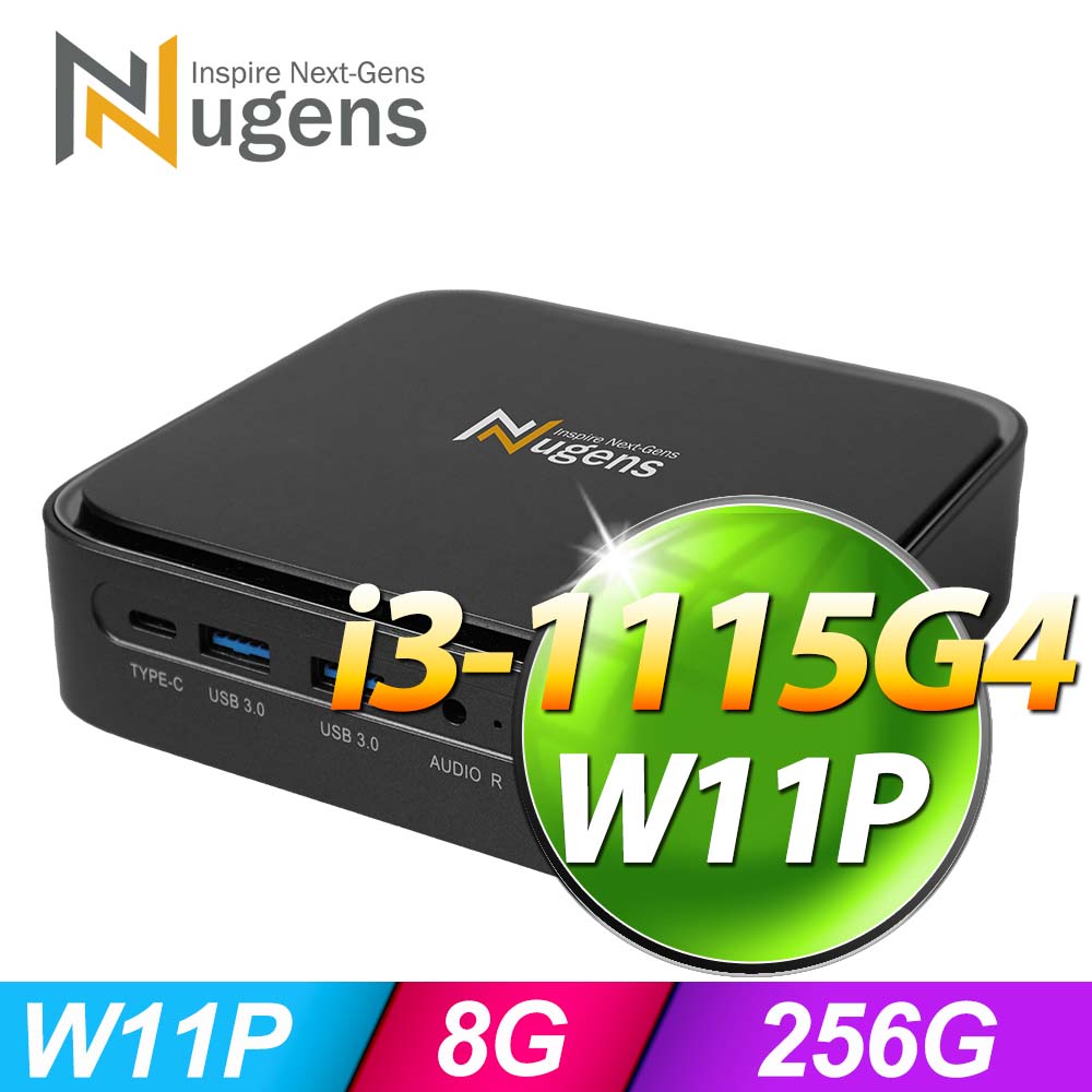 Nugens 捷視 (i3-1115G4/8G/256G SSD/W11P)