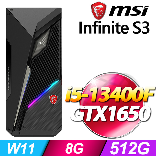 MSI Infinite S3 13-661TW(i5-13400F/8G/512G SSD/GTX1650/W11)