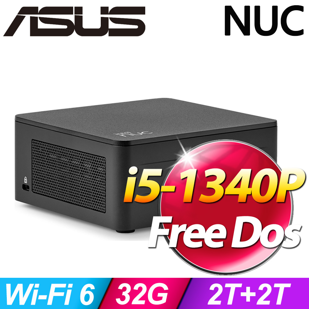 ASUS 華碩 NUC 系列 - Intel Core i5 處理器 / 32G / 2TB HDD+2TB SSD / 無作業系統電腦