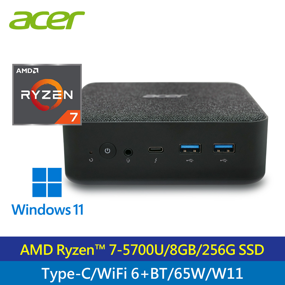 【Acer 宏碁】RB102 AMD R7 迷你電腦