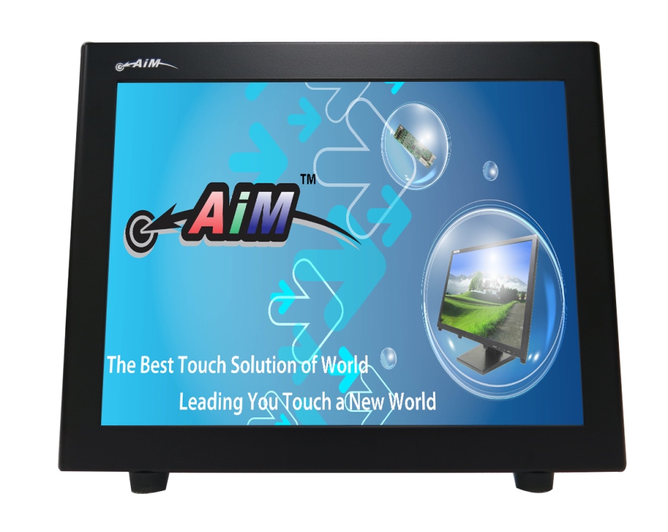AiM TOUCH瞄準科技 12.1吋XGA多點投射式電容觸控螢幕(multi-touch) [輕巧型相框支架