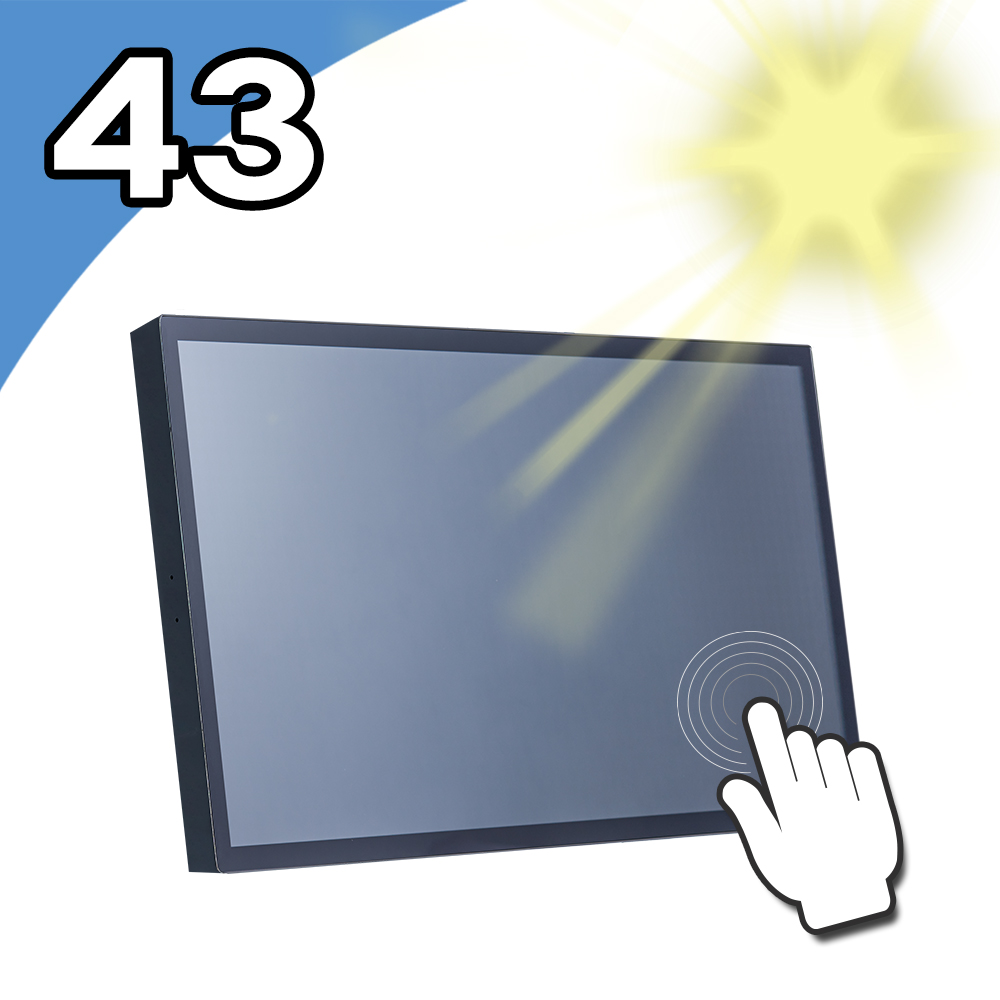 Nextech 原鑫 P系列 43吋 室外型電容式觸控螢幕