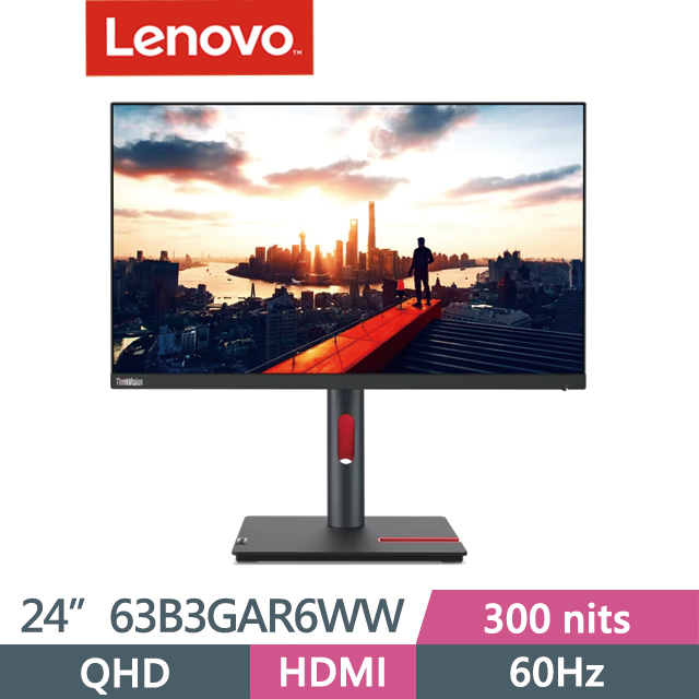 Lenovo ThinkVision P24h-30 24吋顯示器(63B3GAR6WW)
