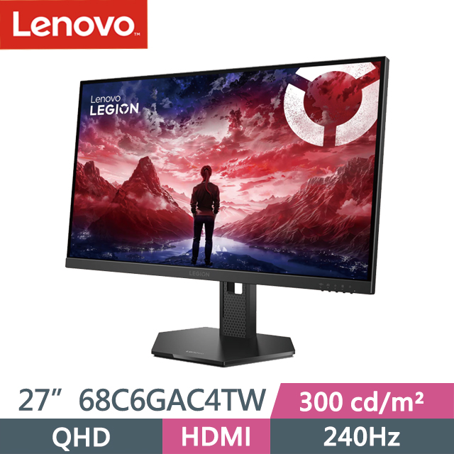 LENOVO 聯想 Legion 27Q-10 27吋顯示器(68C6GAC4TW)