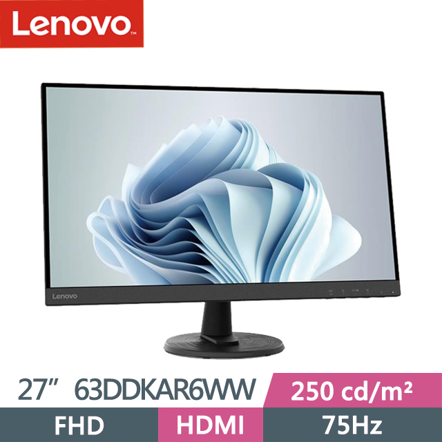 LENOVO 聯想 C27-40 27吋顯示器(63DDKAR6WW)