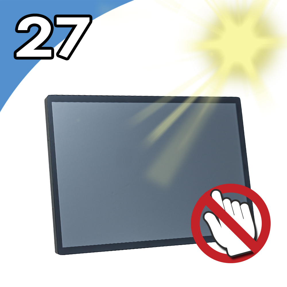 Nextech 原鑫 P系列 27吋 室外型 工控螢幕(無觸控 / 高亮度1000 nits)P