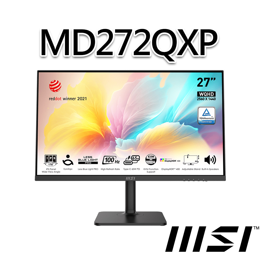 msi微星 Modern MD272QXP 27吋 螢幕