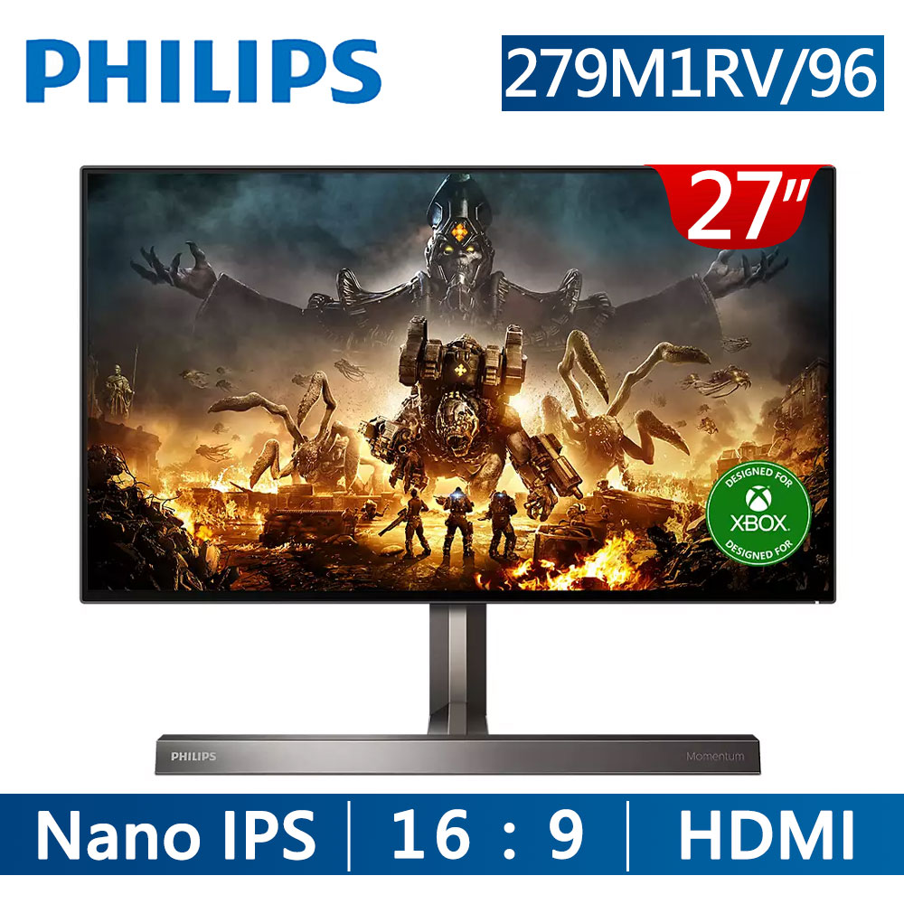 PHILIPS 279M1RV 電競螢幕(27型/4K/144hz/1ms/IPS)