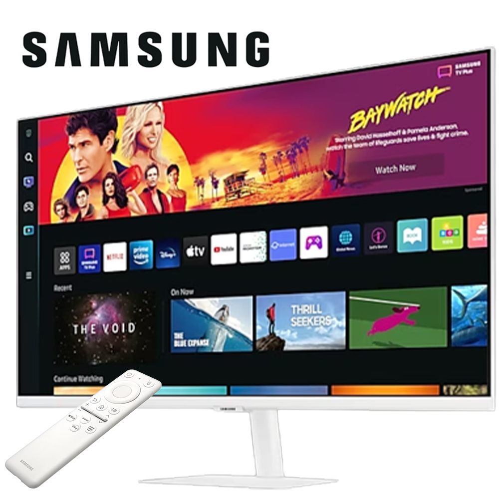SAMSUNG 三星 32吋 M7 白色 S32BM703UC 4K智慧聯網螢幕