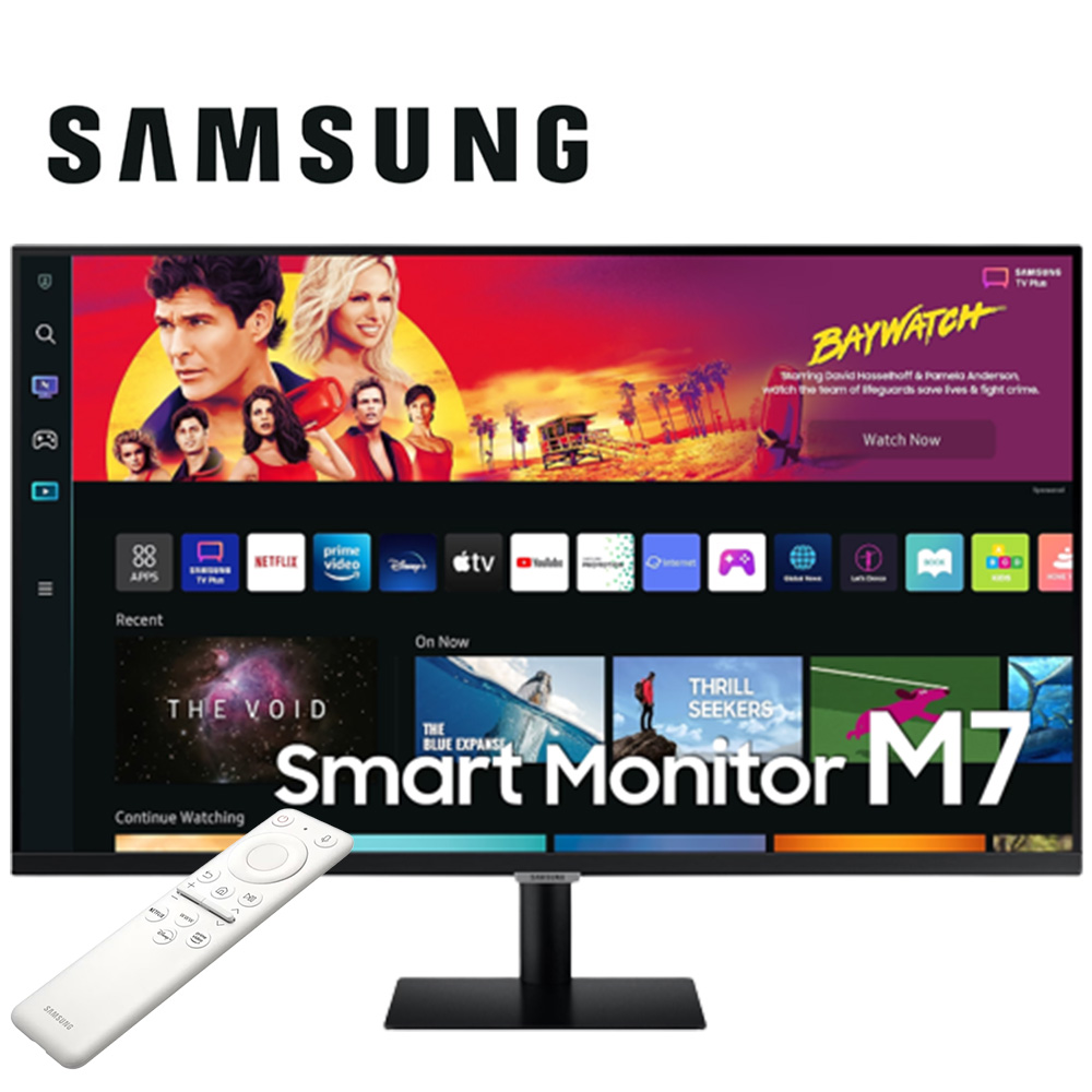 SAMSUNG 三星 32吋 M7 黑色 S32BM702UC 4K智慧聯網螢幕