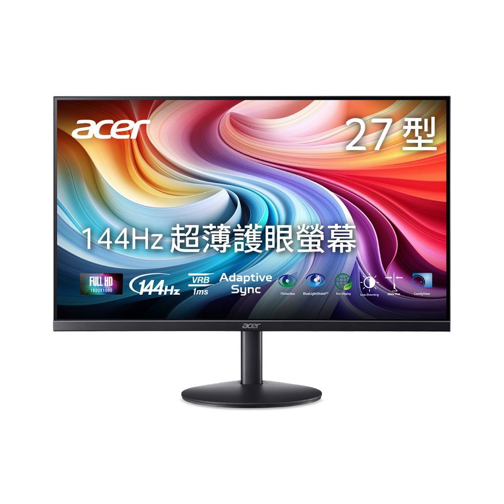 ACER 宏碁 SA273 P1b 超薄護眼螢幕(27型/FHD/144Hz/1ms/HDMI/IPS)