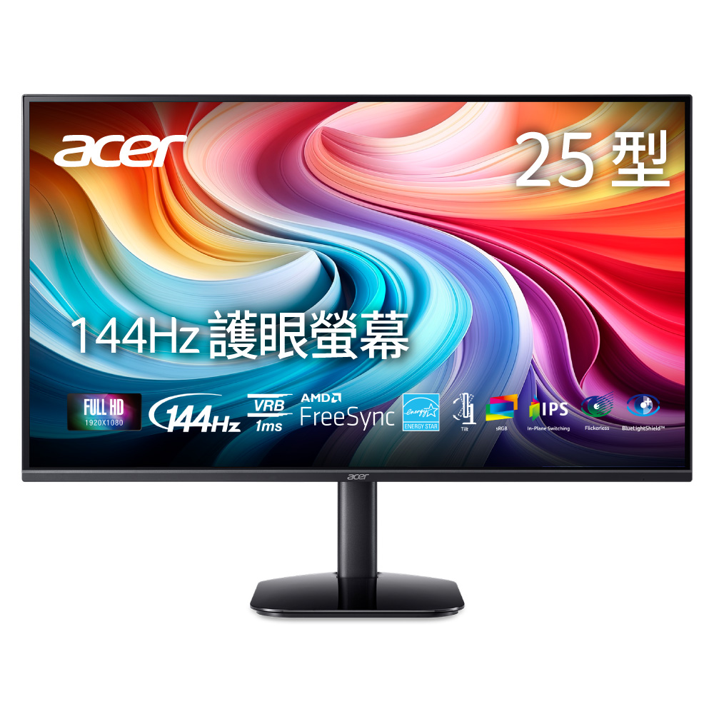 ACER 宏碁 KA252Q P0 螢幕(24.5吋/FHD/144Hz/1ms/IPS)