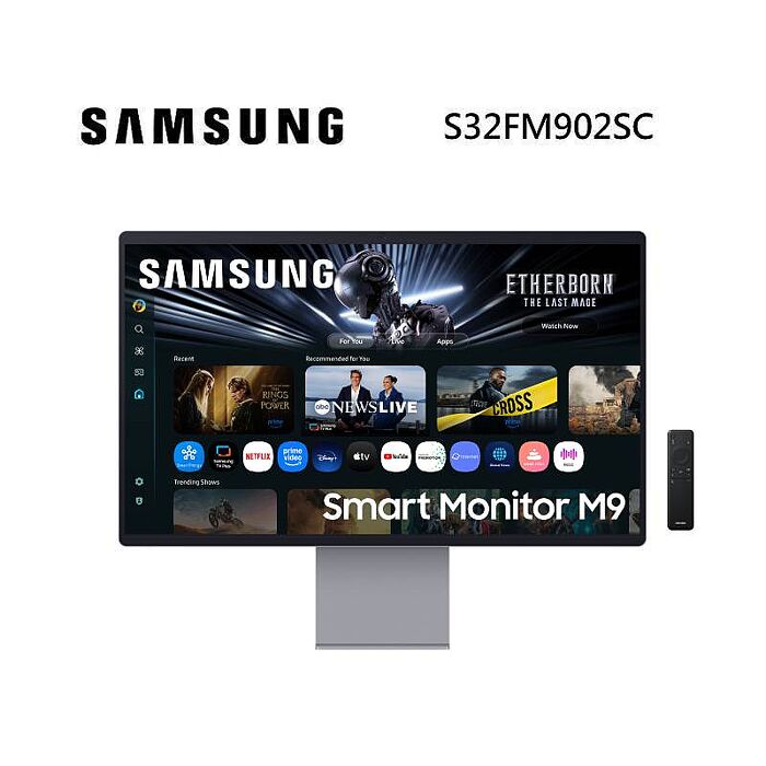 Samsung 三星 S32FM902SC 智慧聯網螢幕 32型 4K/QD-OLED/165Hz/影像升頻技術/智慧電視